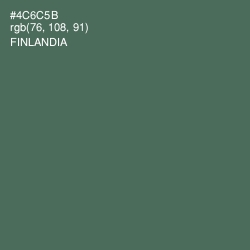 #4C6C5B - Finlandia Color Image