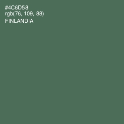 #4C6D58 - Finlandia Color Image