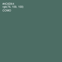 #4C6D64 - Como Color Image