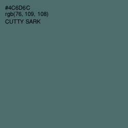 #4C6D6C - Cutty Sark Color Image