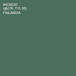 #4C6E5D - Finlandia Color Image