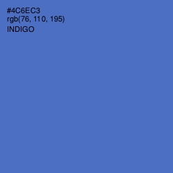 #4C6EC3 - Indigo Color Image