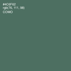 #4C6F62 - Como Color Image