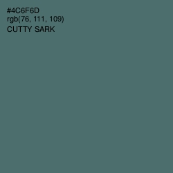 #4C6F6D - Cutty Sark Color Image