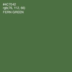 #4C7042 - Fern Green Color Image
