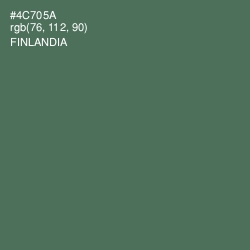 #4C705A - Finlandia Color Image
