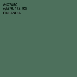 #4C705C - Finlandia Color Image