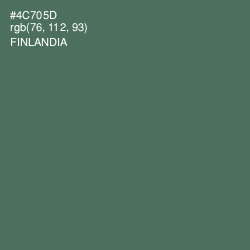 #4C705D - Finlandia Color Image