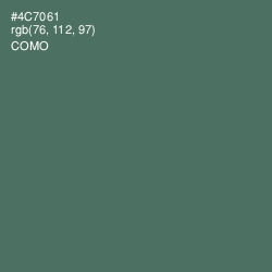 #4C7061 - Como Color Image