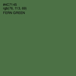 #4C7145 - Fern Green Color Image