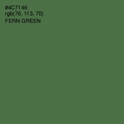 #4C7146 - Fern Green Color Image