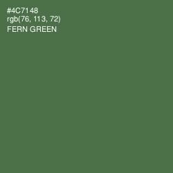 #4C7148 - Fern Green Color Image