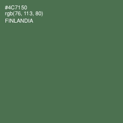 #4C7150 - Finlandia Color Image