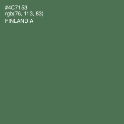 #4C7153 - Finlandia Color Image