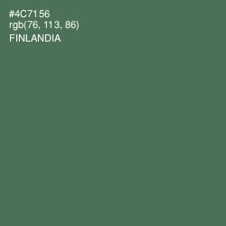 #4C7156 - Finlandia Color Image