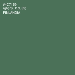 #4C7159 - Finlandia Color Image