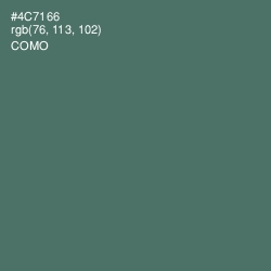 #4C7166 - Como Color Image