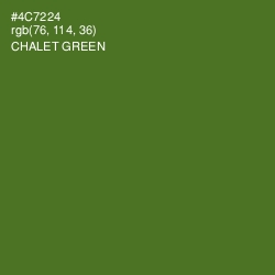 #4C7224 - Chalet Green Color Image
