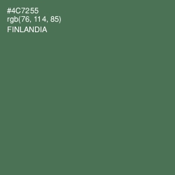 #4C7255 - Finlandia Color Image