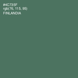 #4C735F - Finlandia Color Image