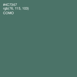 #4C7367 - Como Color Image