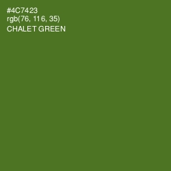 #4C7423 - Chalet Green Color Image