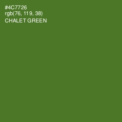 #4C7726 - Chalet Green Color Image