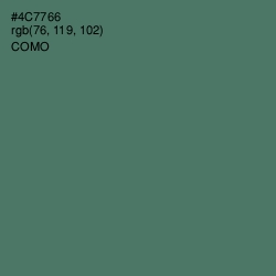 #4C7766 - Como Color Image