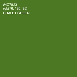 #4C7823 - Chalet Green Color Image