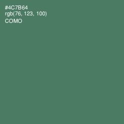 #4C7B64 - Como Color Image