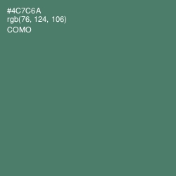 #4C7C6A - Como Color Image