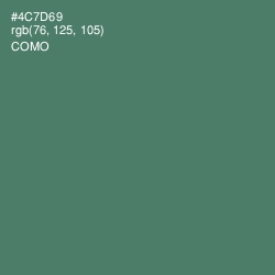 #4C7D69 - Como Color Image