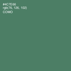 #4C7E66 - Como Color Image