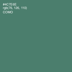 #4C7E6E - Como Color Image