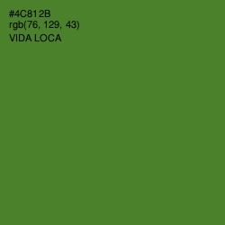 #4C812B - Vida Loca Color Image