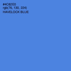 #4C82E0 - Havelock Blue Color Image