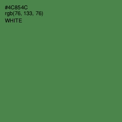 #4C854C - Hippie Green Color Image