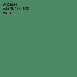 #4C8964 - Viridian Color Image