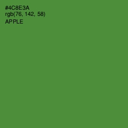 #4C8E3A - Apple Color Image