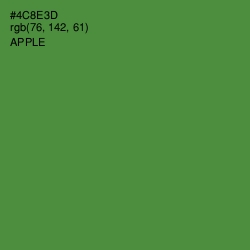 #4C8E3D - Apple Color Image