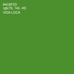 #4C8F2D - Vida Loca Color Image