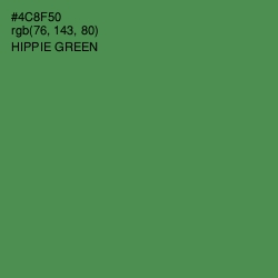 #4C8F50 - Hippie Green Color Image