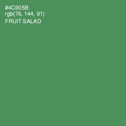 #4C905B - Fruit Salad Color Image