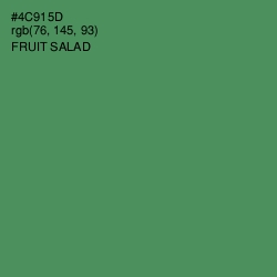 #4C915D - Fruit Salad Color Image