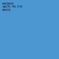 #4C96D2 - Havelock Blue Color Image