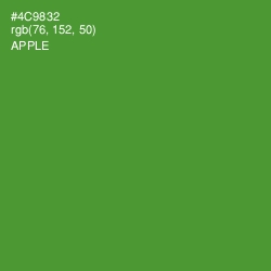 #4C9832 - Apple Color Image