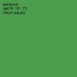 #4C9D4D - Fruit Salad Color Image