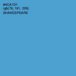 #4CA1D1 - Shakespeare Color Image