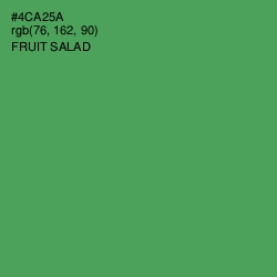 #4CA25A - Fruit Salad Color Image