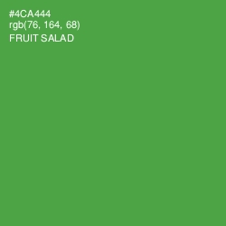 #4CA444 - Fruit Salad Color Image